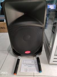 Gambar Speaker Aktif Baretone Portable Wireless Meeting BT 3H1515BWR 15 inchi (SKU IS) dari Karya Bangun Listrik undefined 1 Tokopedia