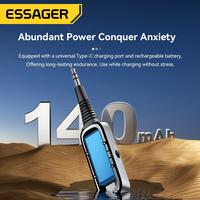 Gambar Essager Bluetooth 5.1 Receiver Transmitter Adapter Audio Aux Jack 3.5mm Rechargeable USB C Car Home dari QUEEN id Official undefined 4 Tokopedia