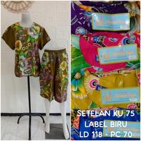 Gambar BABYDOLL BATIK JUMBO 3/4 KENCANA UNGU dari Grosir Daster dan Sprei undefined 2 Tokopedia