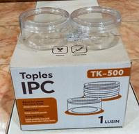 Gambar Toples Kue Nastar 500 Gram ANTI PECAH Tutup Ulir / Toples IPC TK-500 / Model Bulat dari RC - Shopping undefined 3 Tokopedia