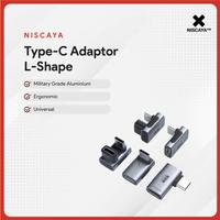Gambar NISCAYA Hagibis USB-C Adapter USB4.0 PD 240W 8K/60Hz 40Gbps Thunderbolt Ergonomic Port L-Shape U-Shape - L-Shape 1 MF dari Niscaya Official undefined 1 Tokopedia