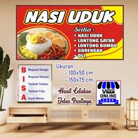 Gambar Cetak Spanduk Banner Jualan Nasi Uduk Atau Lontong Sayur Keren Bagus - 100x50 cm dari vhan fariz undefined 1 Tokopedia
