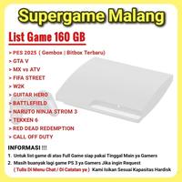 Gambar PS3 Super Slim CFW PS 3 Sony Playstation Game Gaming Games Gamez - HDD 160 GB, Tanpa Stik dari Supergame Malang undefined 2 Tokopedia