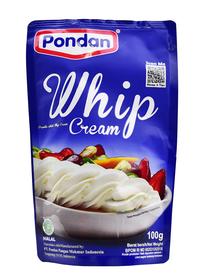 Gambar Pondan Whip Cream 100 gram Whipe Cream Bubuk Kemasan Pouch dari Indobaking Indonesia undefined 1 Tokopedia