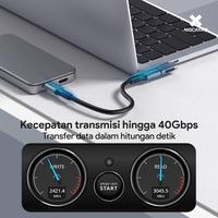Gambar NISCAYA Hagibis USB-C Adapter USB4.0 PD 240W 8K/60Hz 40Gbps Thunderbolt Ergonomic Port L-Shape U-Shape - L-Shape 1 MF dari Niscaya Official undefined 3 Tokopedia