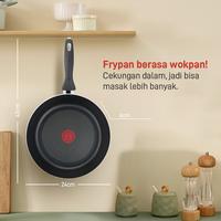 Gambar Tefal Wajan Penggorengan Anti Lengket - Cook & Clean Frypan 24cm / Pan dari Tefal Indonesia Official undefined 4 Tokopedia