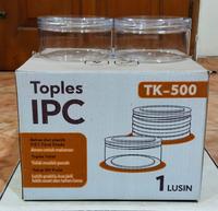 Gambar Toples Kue Nastar 500 Gram ANTI PECAH Tutup Ulir / Toples IPC TK-500 / Model Bulat dari RC - Shopping undefined 1 Tokopedia