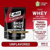 Gambar Terbaikkk L-Men Platinum Basic Whey Protein Unflavoured 800Gr/1,8Lbs - 25G Whey Protein – 24 Serving – 6,5G Bcaa dari expetasia shop-3 undefined 1 Tokopedia