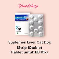 Gambar Hepato Tab Suplemen Liver Hepatic Kucing Anjing - 1Box 100tab dari Vinelshop undefined 1 Tokopedia