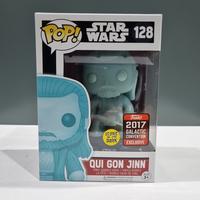 Gambar Funko POP! Star Wars - Qui Gon Jinn ( Holographic ) Glows In The Dark - Galactic Convention 2017  Exclusive #128 dari Spectrumcollection undefined 1 Tokopedia