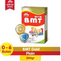 Gambar READY STOCK Susu formula susu bayi susu tambahan susu lanjutan Morinaga BMT 1 Gold Susu Formula Bayi usia 0-6 bulan Rasa Plain 190gr 400gr Ori!! - 200gr dari teguh_farma undefined 1 Tokopedia