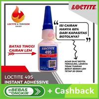Gambar Home Build - Lem Instant Super Kuat Loctite 495 20 Gram Lem Khusus Logam Dan dari Home Build undefined 4 Tokopedia