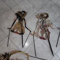 Gambar sepaket lima wayang kulit peninggalan mbah dari Jefri Antik undefined 5 Tokopedia