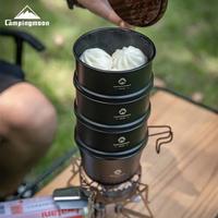 Gambar CAMPINGMOON BKS-362 Steamer Kukusan Camping Outdoor - TuTUP Plat dari Warren Outdoor Shop undefined 2 Tokopedia