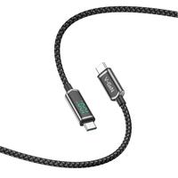 Gambar Kabel Data V-GeN CT1-27 Super Fast Charging 5A 100W Max PD QC 480Mbps Data Transfer Digital Display Type C to Type C 1 Meter dari Intact Official Store undefined 5 Tokopedia