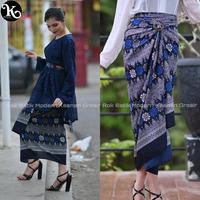 Gambar Rok lilit motif batik free ring rok lilit motif lengkap  rok kondangan - BUGENVILE NAVI dari Keenan Grosir undefined 3 Tokopedia
