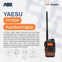 Gambar Handy Talky FT70DR YAESU / HT FT 70DR dari Artha Surya Kommunika undefined 1 Tokopedia