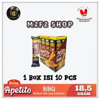 Gambar Roma Apetito Biskuit Stik Renyah & Gurih Semua Rasa BBQ | Pizza | Sour Cream | Tomato - 18,5 gr (Harga 1 Box) - BBQ dari M2F2 Shop - Paseban undefined 3 Tokopedia