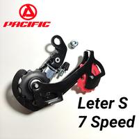 Gambar RD Rear Derailleur Leter S 7 Speed Sepeda 26 MTB Gunung Pindahan Gigi PASIFIC dari Toko Sepeda O.K undefined 3 Tokopedia