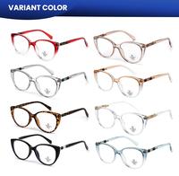 Gambar Kacamata Frame Cat Eye Metal PC Lensa Photocromic Blueray Glasses Anti Cahaya Biru Fashion Modis Gaya Korea Eyewear Pria Wanita IOOI TR8879 - C4, Frame Only dari IOOI.kacamata undefined 2 Tokopedia
