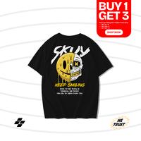 Gambar Skuy [Buy 1 Get 3] - Kaos Skuy Dewasa Lengan Pendek Baju Pria Bahan Cotton Combed 24s Kerah Bulat |Happiness SKY235 | Great Things Are Coming SKY236 |Keep Smiling  SKY243 (Beli 1 Dapat 3) - M dari SKUY.LTD undefined 4 Tokopedia