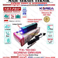 Gambar NRT PRO TX 10 DC Cordless Screwdriver 4V HEX 1/4 Mesin Obeng Baterai dari MAJU SUKSES TEKNIK undefined 4 Tokopedia
