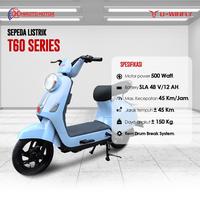 Gambar Sepeda Listrik Uwinfly T60 BLUE 48V/12Ah Selis Uwinfly T60 - NFC System [ORI] dari Ashley Olshop Official Store undefined 2 Tokopedia