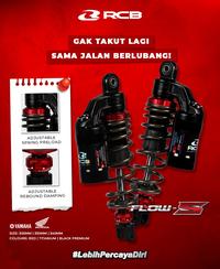 Gambar RCB ABSORBER FLOW-S [ PCX160 365MM / AEROX/NEW NMAX 305MM / NMAX OLD 330MM ] - TITAN, NMAX 330 MM dari RCBINDONESIA.id undefined 4 Tokopedia