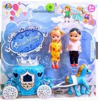 Gambar Mainan anak kereta kuda dan boneka pasangan -LO26 dari Cheerful Shop_NEW undefined 1 Tokopedia