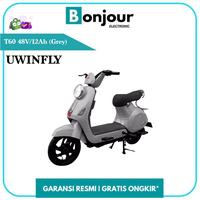 Gambar Sepeda Listrik Uwinfly T60 Series Uwinfly 48V/12Ah NEW - Grey [ORI] dari Bonjour Electronic Official undefined 1 Tokopedia