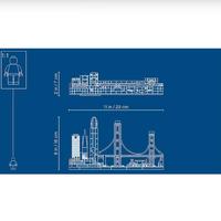 Gambar LEGO ARCHITECTURE 21043 SAN FRANSISCO BUILD DISPLAY MODEL SKYLINE ORI dari Halmaheraaa undefined 2 Tokopedia