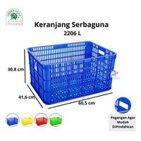 Gambar Keranjang Serbaguna Industri Lubang Container Industrial Green Leaf 2208 L Penyimpanan Plastik Hijau keranjang  tempat peralatan bayi keranjang baju bayi  shinpo bak ikan plastik box - Biru dari Toko Pasti Puas Depok undefined 2 Tokopedia