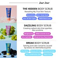 Gambar DEAR DOER Discovery Gift Set (37ml x 3pcs) | The Hidden Body Scrub + Break Body Scrub + Dazzling Body Scrub dari Dear Doer_NEW undefined 4 Tokopedia