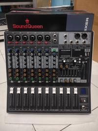 Gambar Mixer Soundqueen Diamond 8 Chanel Efek Digital Reverb 256dsp Compress USB Bluetooth 6 mono dengan 2 stereo  garansi resmi dari Ian Shop Elektronik undefined 2 Tokopedia