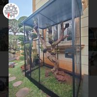 Gambar Kandang Burung Aviary Kotak Super Besar Full Besi Galvanis Anti Karat dari Zikry Abadi Teknik undefined 4 Tokopedia