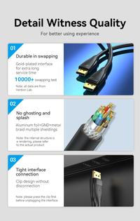 Gambar VENTION HCDB KABEL DP to DP Display Port DP 1.4 Male to Male 4K 8K - HCDBG 1.5M dari IR Computer IRRES COMP undefined 2 Tokopedia