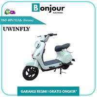 Gambar Sepeda Listrik Uwinfly T60 Series Uwinfly 48V/12Ah NEW - Green [ORI] dari Bonjour Electronic Official undefined 1 Tokopedia