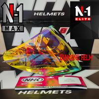 Gambar KACA HELM  | VISOR HELM NHK N1 MAX | NHK N1 ELITE | CROME GOLD | ORIGINAL NHK dari diamond helm undefined 2 Tokopedia