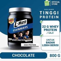 Gambar Terlaris Whey Protein L-Men Gainmass Ready - coklat 800x1, no bonus dari ermina malll undefined 1 Tokopedia