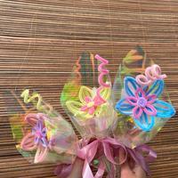 Gambar Buket kawat bulu bunga kertas hologram - M, daisy big dari augaugdong undefined 3 Tokopedia