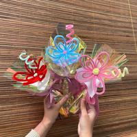 Gambar Buket kawat bulu bunga kertas hologram - M, daisy big dari augaugdong undefined 5 Tokopedia