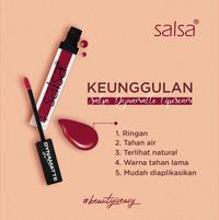 Gambar SALSA Dynamatte Lip Cream 5gr - Lipstick Long Lasting Matte LipCream - 02 BabyFlamingo, SALSA dari newtokotoko undefined 4 Tokopedia