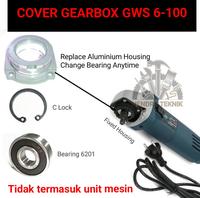 Gambar COVER GEARBOX GWS 6-100 / GWS 060 TUTUP GEAR BOSCH SPAREPART GWS6100 RUMAH BEARING BOX ALUMINIUM dari HT tools & hardware undefined 2 Tokopedia