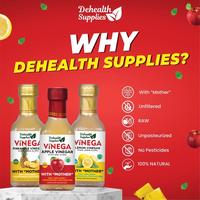 Gambar Apel Vinegar, Cuka Apel Alami With Mother 100ml (BOTOL KACA) - DeHealt dari Toko Organic undefined 3 Tokopedia