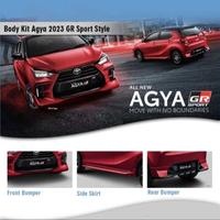 Gambar BODY kit Agya GR Sport 2023-2024 - Bodykit Agya GR - PUTIH dari Ans accecories undefined 1 Tokopedia