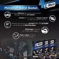 Gambar L-Men Gain Mass Banana 225 gram - Suplemen Penambah Massa Otot Tinggi Whey Protein dari slimming medicine shop undefined 5 Tokopedia