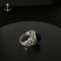 Gambar Cincin perak pria silver ring 925 asli dengan batu natural black star sapphire 14,44 gram bersertifikat laboratorium (batu berasal dari Tanzania) garansi 100% dari Kapten Ring undefined 3 Tokopedia