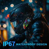 Gambar Headset Helm Bluetooth | EDYELL C5 | Handsfree Call Music IP67 1000mAh Waterproof | Warna Hitam | Garansi 1 bulan dari storeluxa undefined 5 Tokopedia