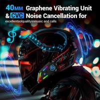 Gambar Headset Helm Bluetooth | EDYELL C5 | Handsfree Call Music IP67 1000mAh Waterproof | Warna Hitam | Garansi 1 bulan dari storeluxa undefined 4 Tokopedia