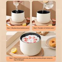 Gambar Magic com mini 1.5 Liter Anti Lengket Serbaguna/Mini Rice cooker Panci Listrik 450Wat/Mini Rice cooker low Wat cocok Digunakan Di Kos - Yellow duck dari Link Buy undefined 5 Tokopedia